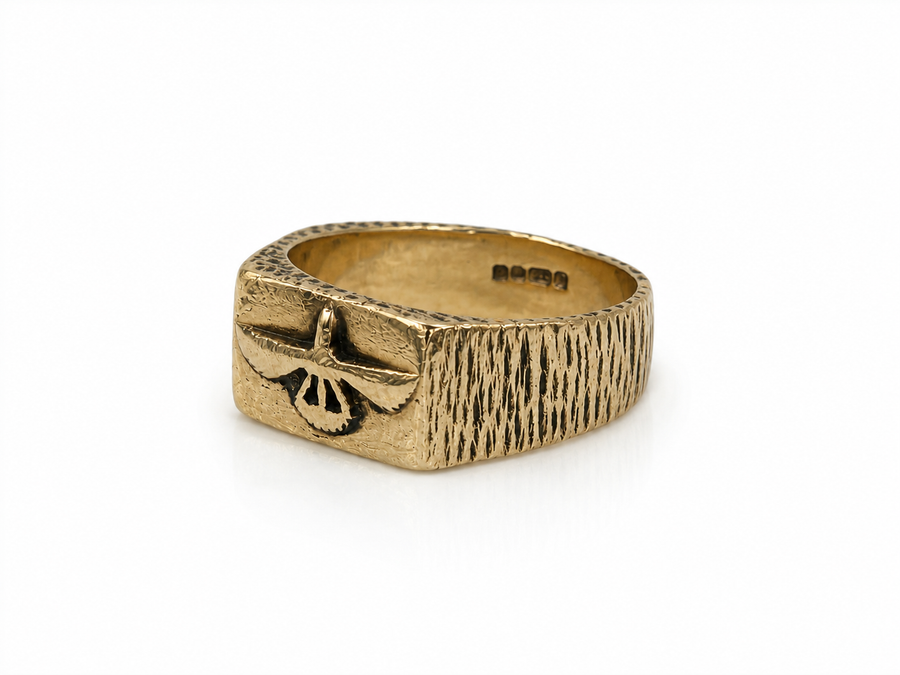 Gent's 9ct Eagle Ring