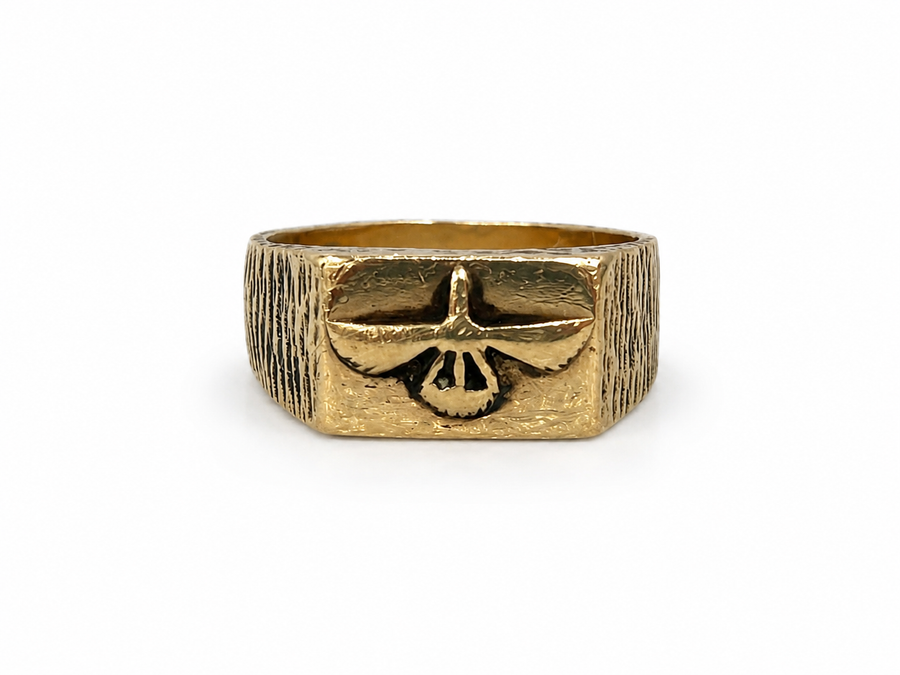 Gent's 9ct Eagle Ring