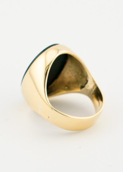 Gent's Bloodstone Signet Ring 9ct
