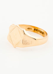 Gent's Crest Signet Ring 9ct