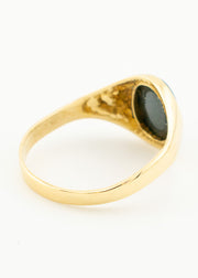Antique Black Cameo Ring 9ct