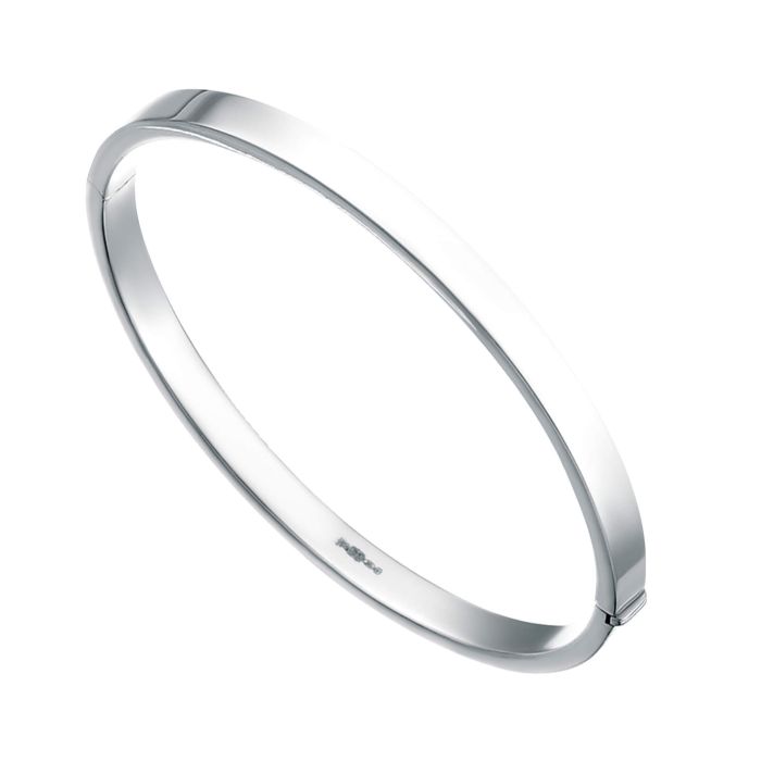 Square Cut Hinged Bangle