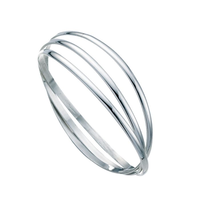 Triple Band Rolling Bangle